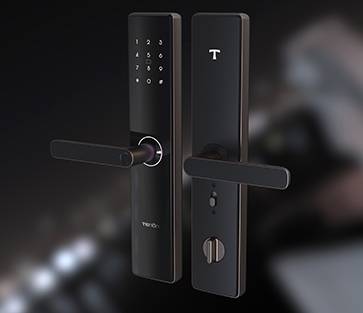 E15 Smart Lever Lock Acrilic Touchscreen Smart Residential Lock